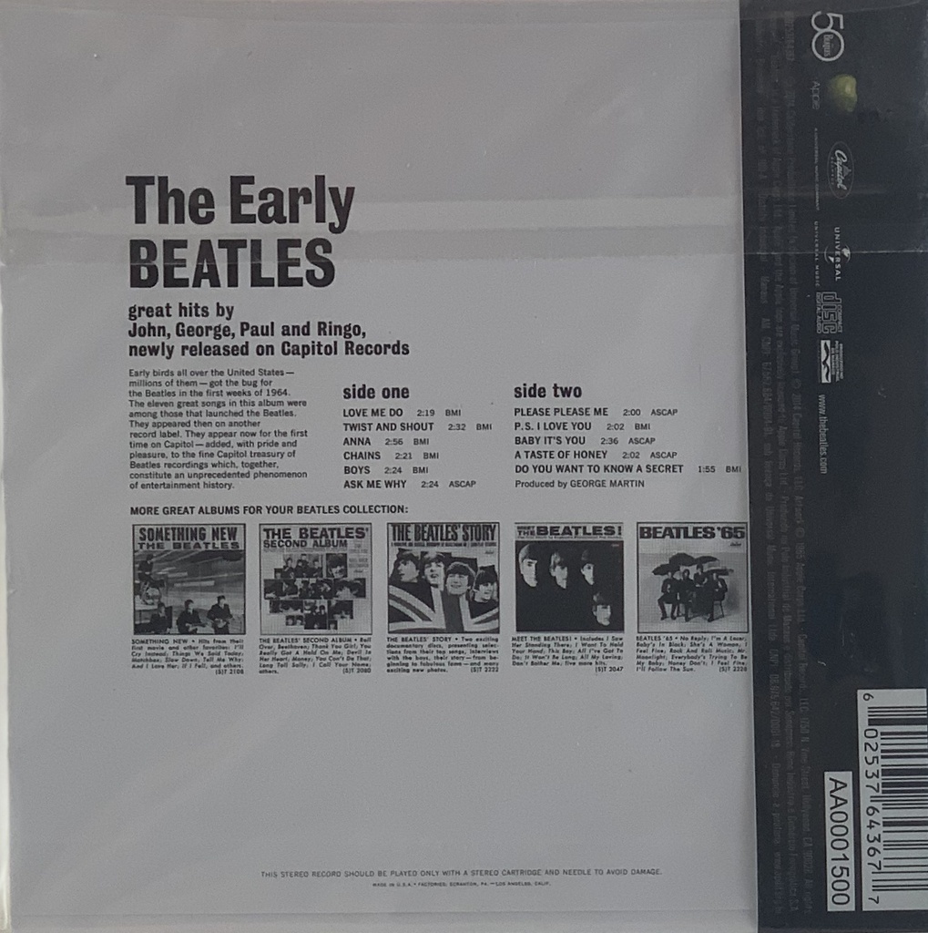 Beatles,The - The Early Beatles [Mini LP/discografia americana